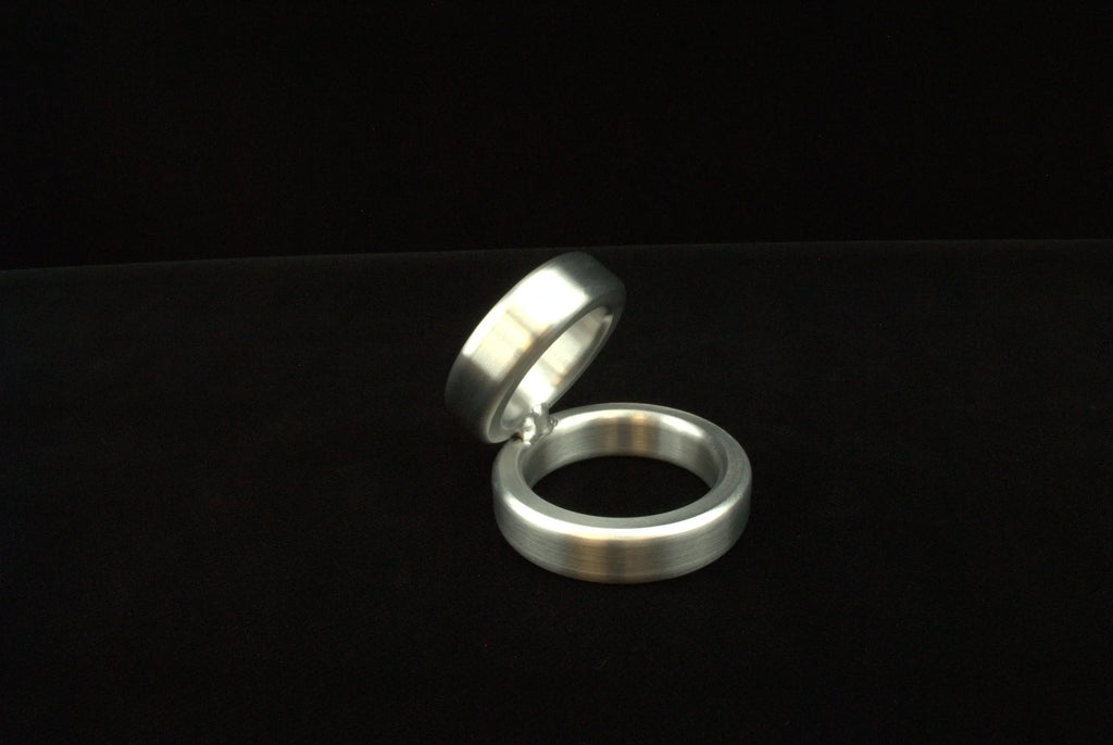 Chubby Style 60 Degree Ring Cockring in Aluminum