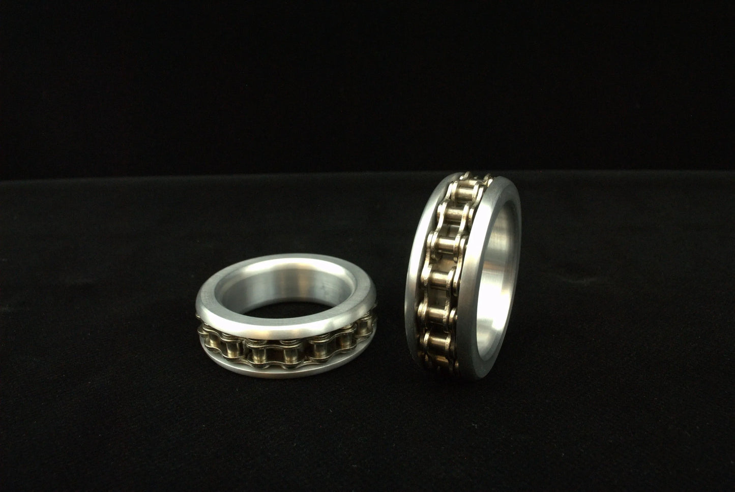 Biker Chain Style Cockring in Aluminum