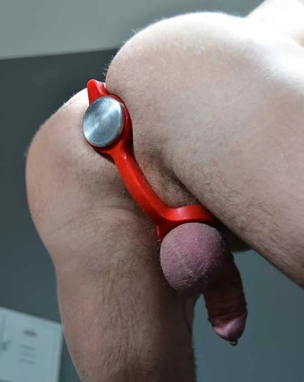 Ballistic Asslock Cockring Anal Butt Plug Combo