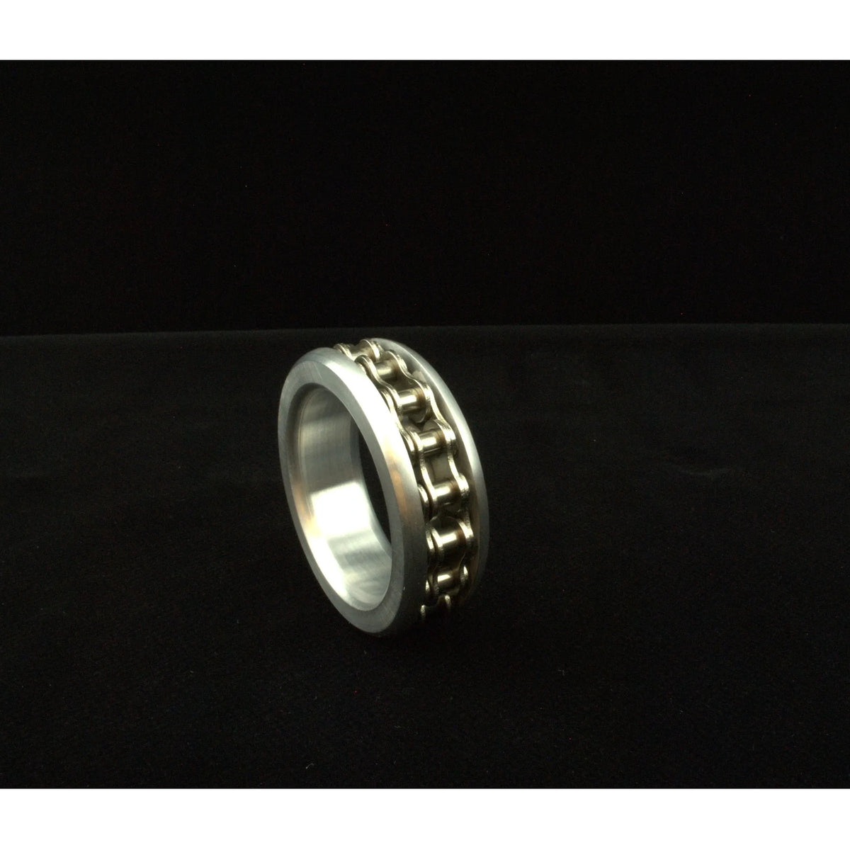Biker Chain Head / Shaft / Glans Cockring in Aluminum