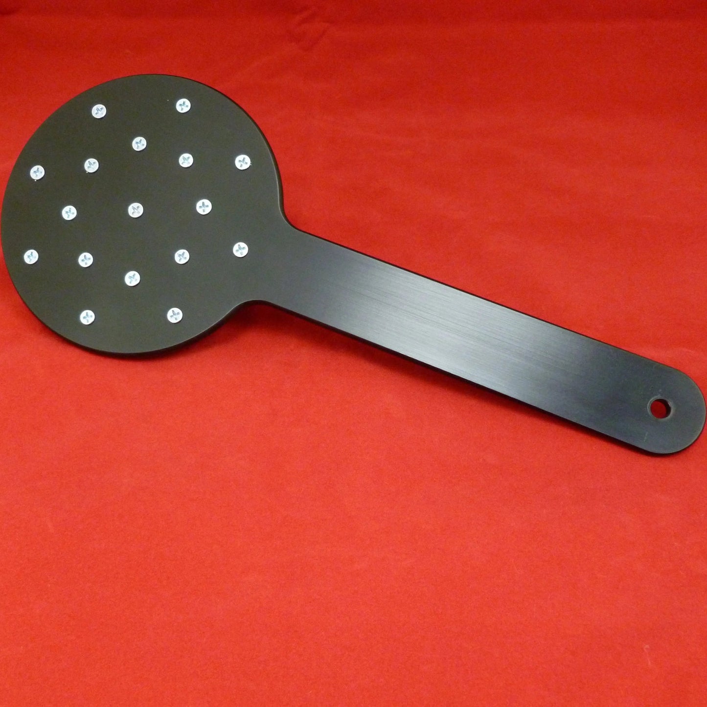 Porcupine Spiked Aluminum Spanking Paddle with Spikes