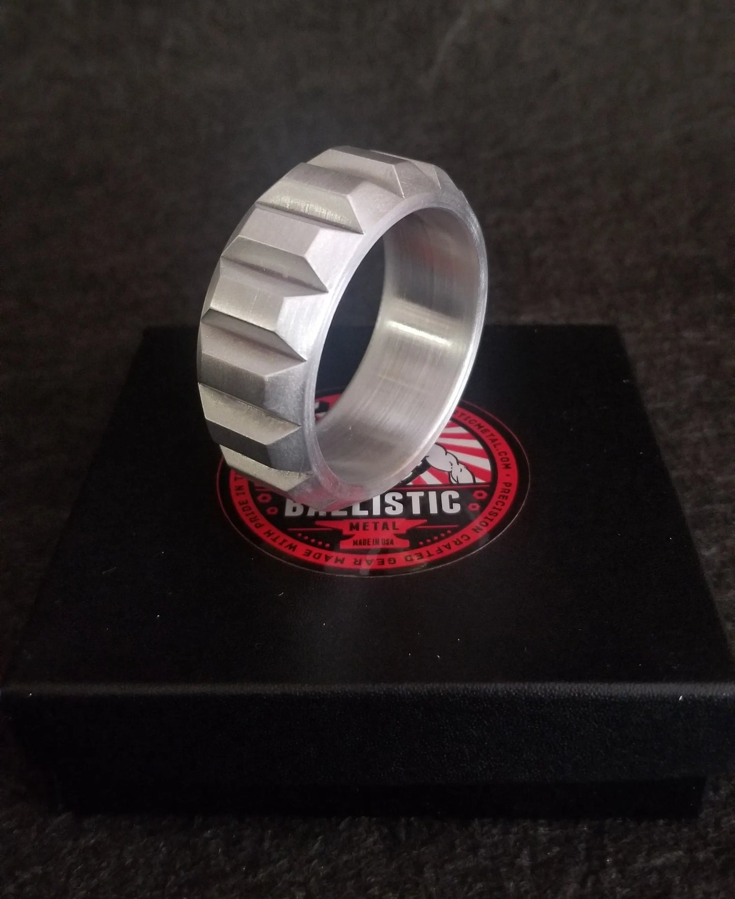 Sprocket Style Cockring in Aluminum