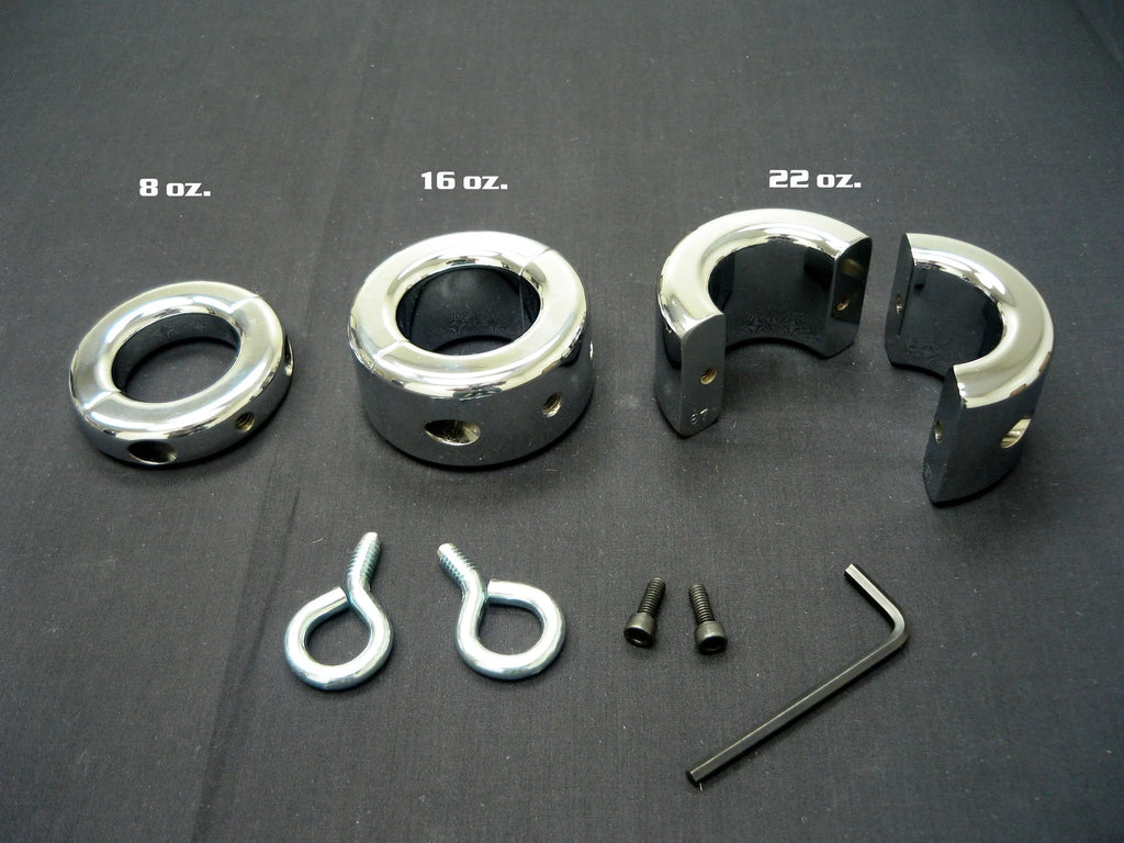 Separating Ball Stretcher Weight in Chrome