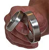 Custom Sized 60 Degree Rings Cockring in Stainless Steel SS