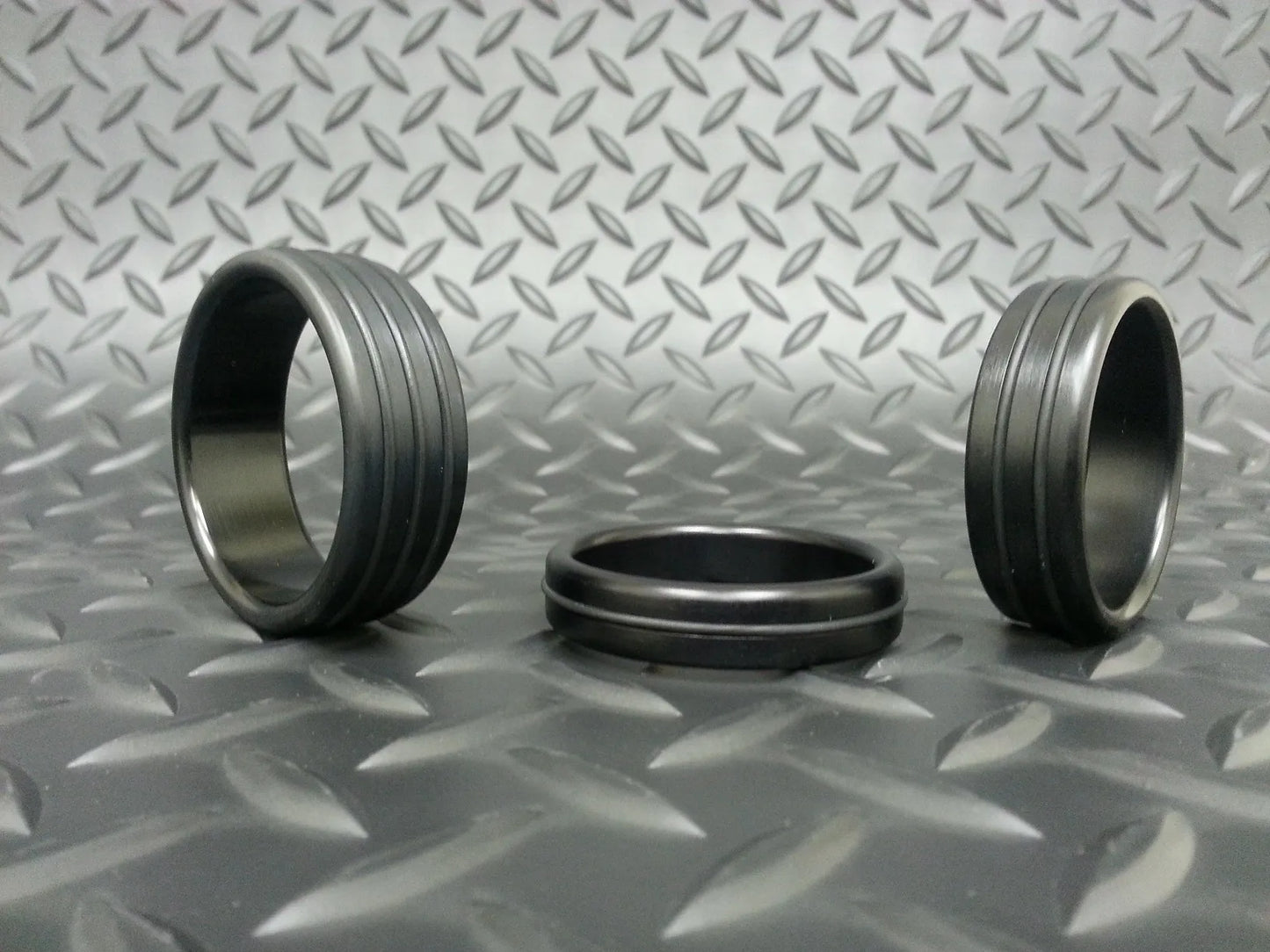 Stealth Black Style Glans Ring in Anodized Aluminum