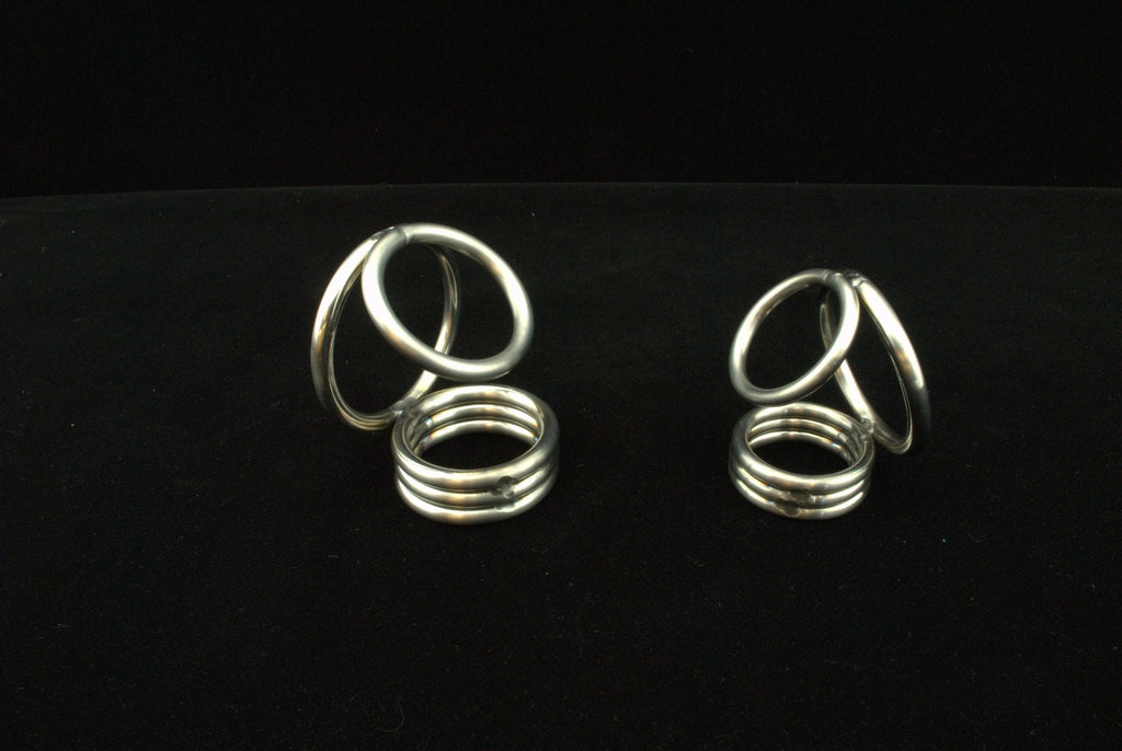 Custom Sized Cobra Cock Cage Cockring Ball Stretcher Stainless Steel SS