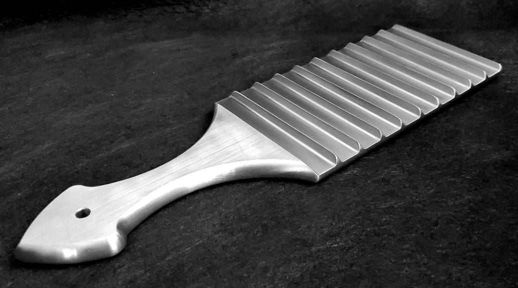 Devil's Accomplice Spanking Paddle in Aluminum
