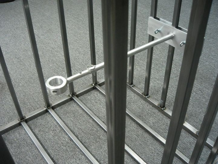 Ball Stretcher CBT Attachment for Stand Up Jail Cell Cage & Puppy Cage