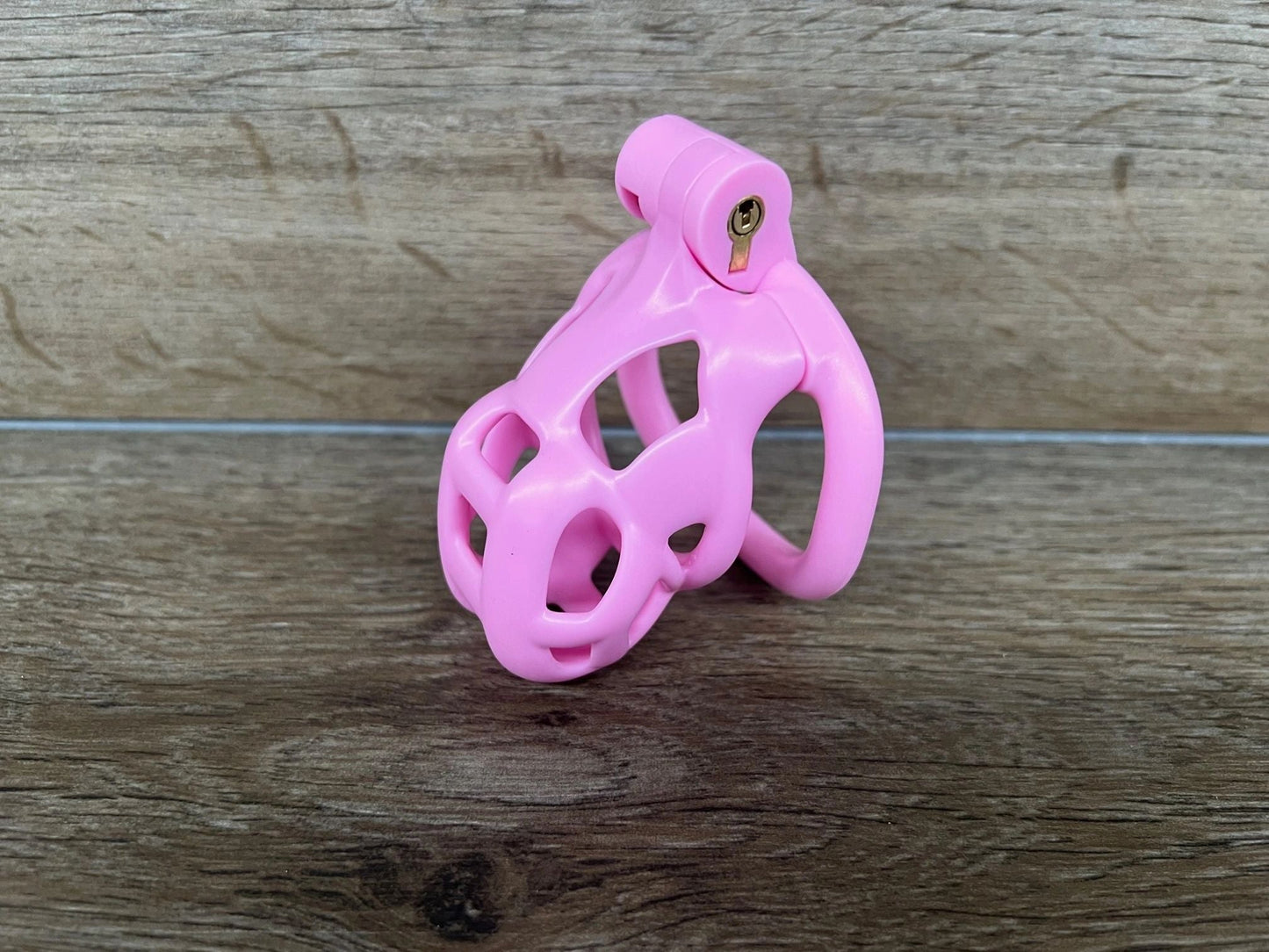 The Pink Sissy Chastity Cock Cage - CBT Cuckold CBT Cock Ball BDSM Chastity Cage Belt 3D Printed