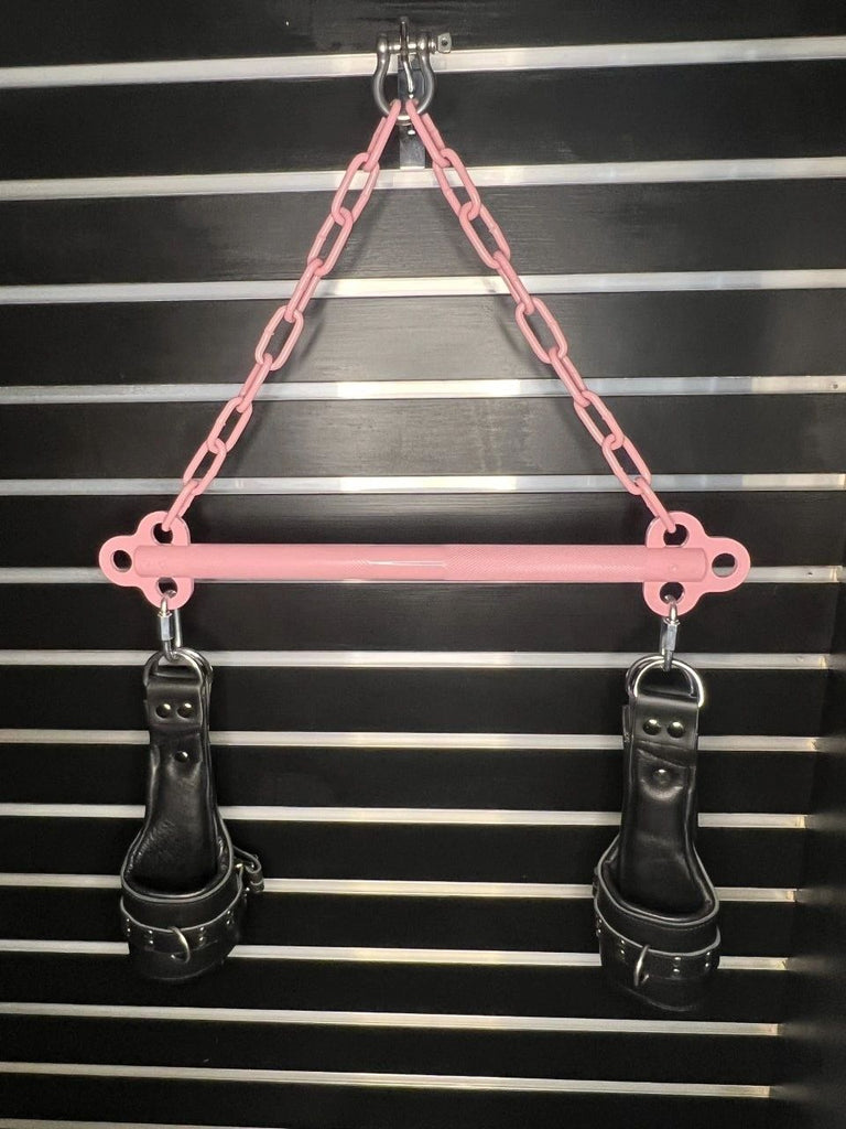 Pretty in Pink Mini Suspension Bar BDSM Spreader