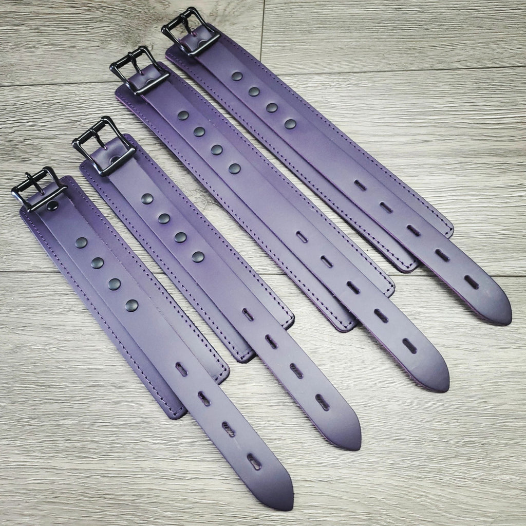 Leather Wrist / Arm Restraint Cuffs