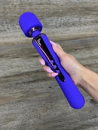 Obsession Intense Massager Wand Dildo Vibrator Variable Vibe Patterns Clit Massage Viben - Black or Violet