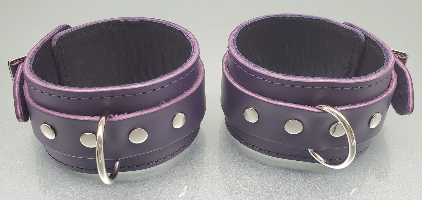 Leather Wrist / Arm Restraint Cuffs