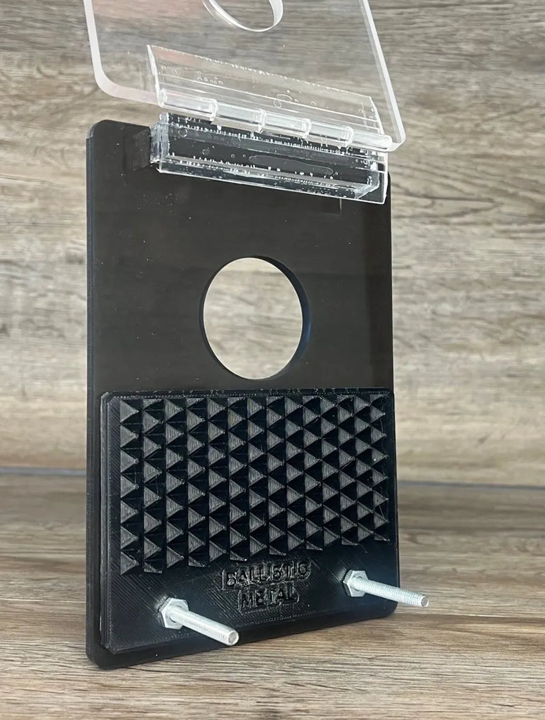 Acrylic Sandwich Style Cock & Ball Crusher CBT  / Optional Spike Plate