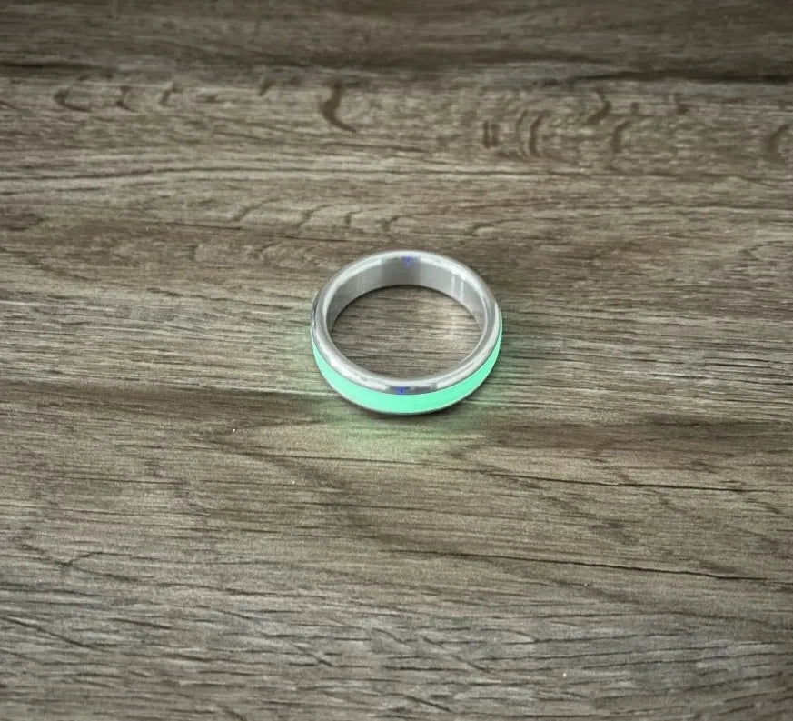 Glowdick Silicone Cockring with Led - Pink Ice