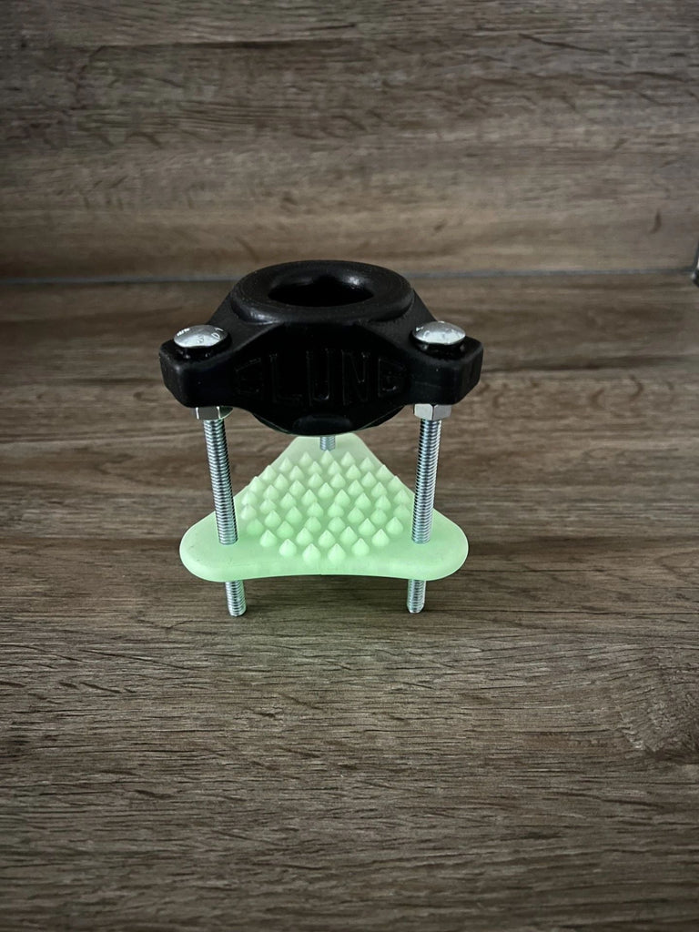 Oxballs Slung Silicone Ball Crusher with Reversable Spiked Crusher Plate Nut Smasher CBT Balls Crushing Chastity