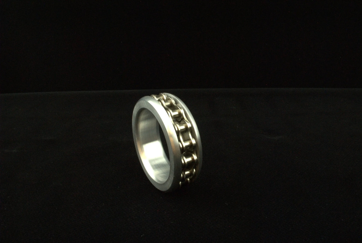 Biker Chain Style Cockring in Aluminum