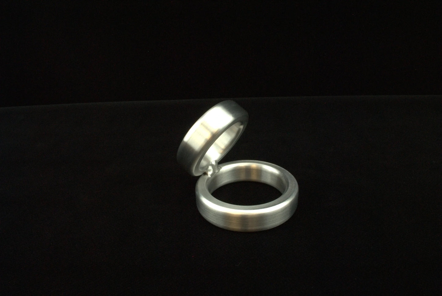 Chubby Style 60 Degree Ring Cockring in Aluminum