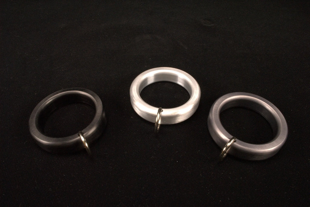 Chubby Style Cockring w/D-Ring in Aluminum