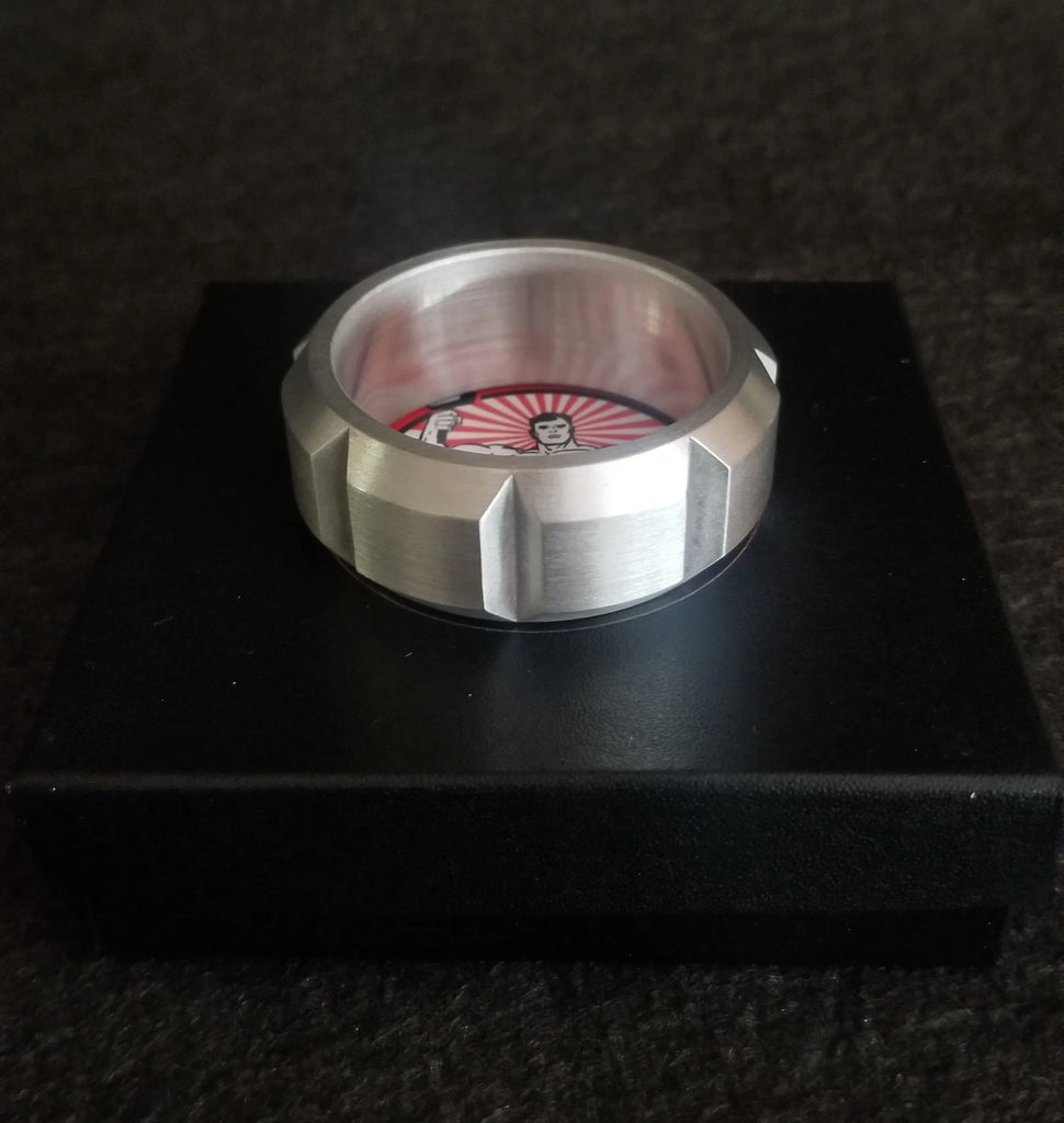 Link Style Cockring in Aluminum