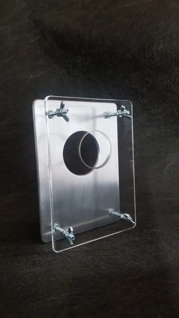 Ballistic Aluminum & Acrylic Ball Testicle Crusher CBT / Optional Spike Plate