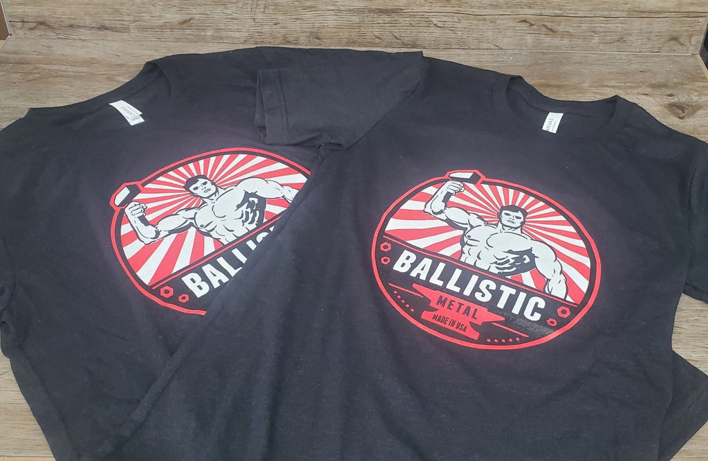 Ballistic Metal Signature Logo T-Shirt, Fetish Kink Ballistic Shirt