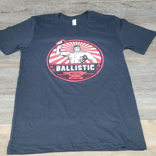 Ballistic Metal Signature Logo T-Shirt, Fetish Kink Ballistic Shirt