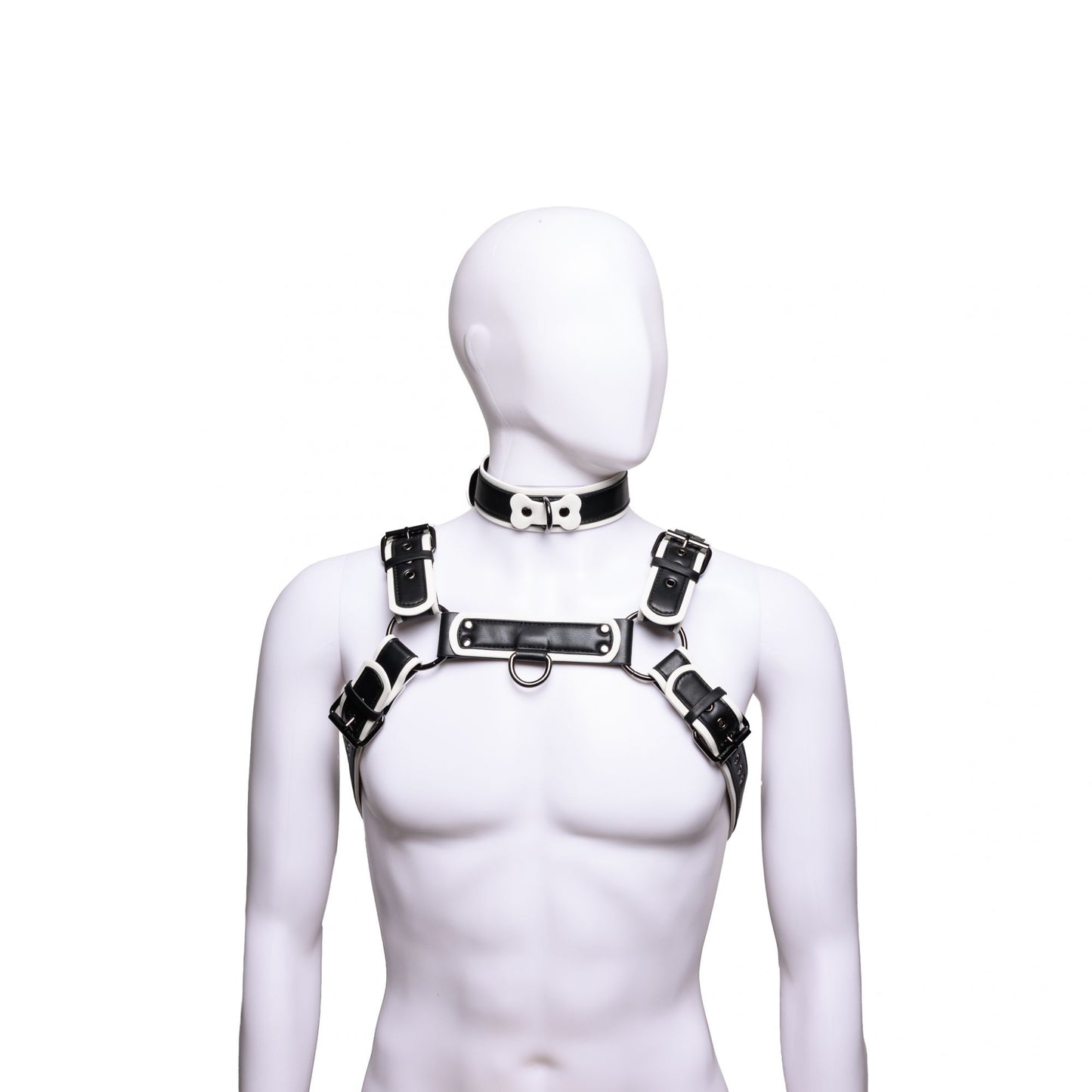 Pup Harness Black & White