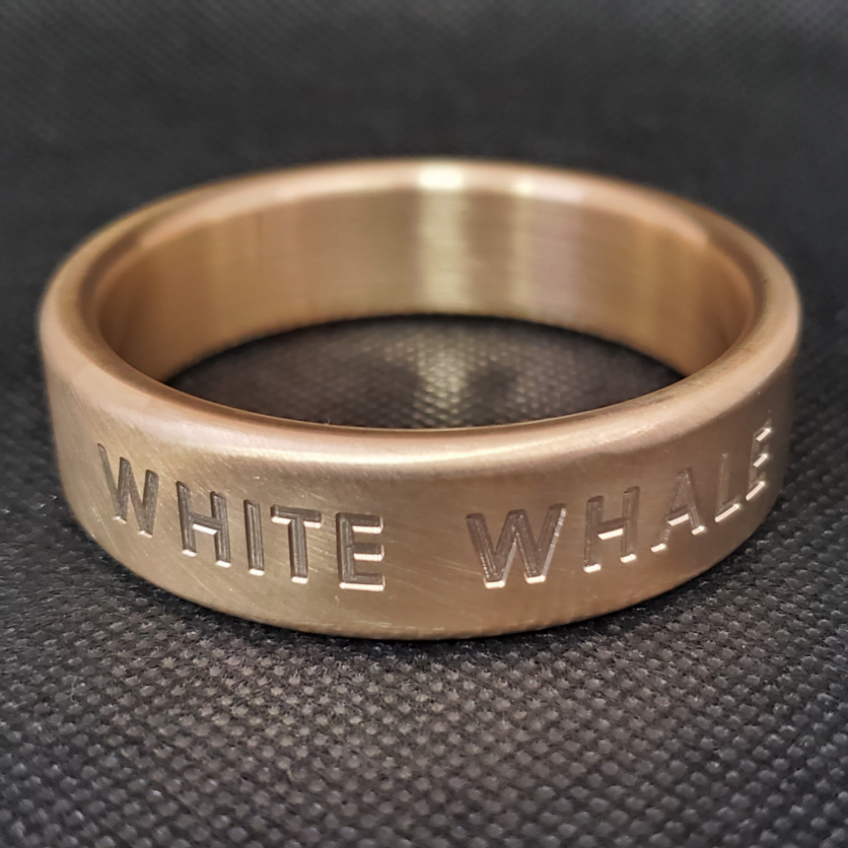 Custom Engraved Personalized Glans Rings & Cockrings in Shiny Polished Brass