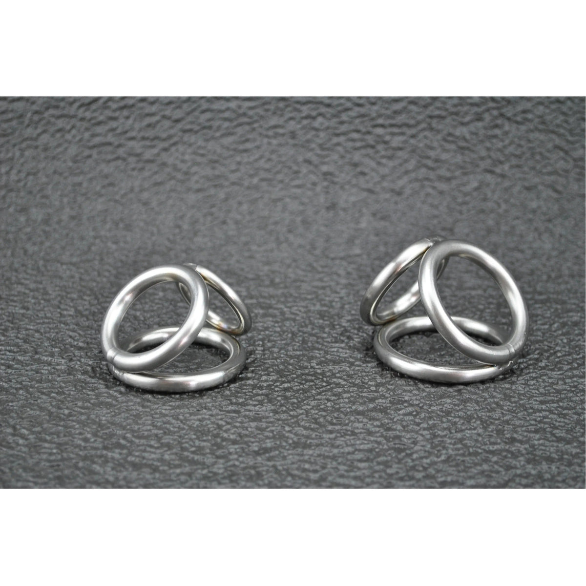 Heavy Duty Triple Rings Cock Cage in Stainless Steel