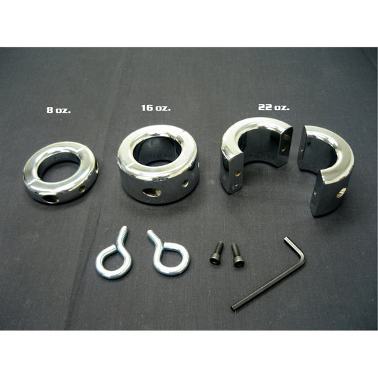 Separating Ball Stretcher Weight in Chrome
