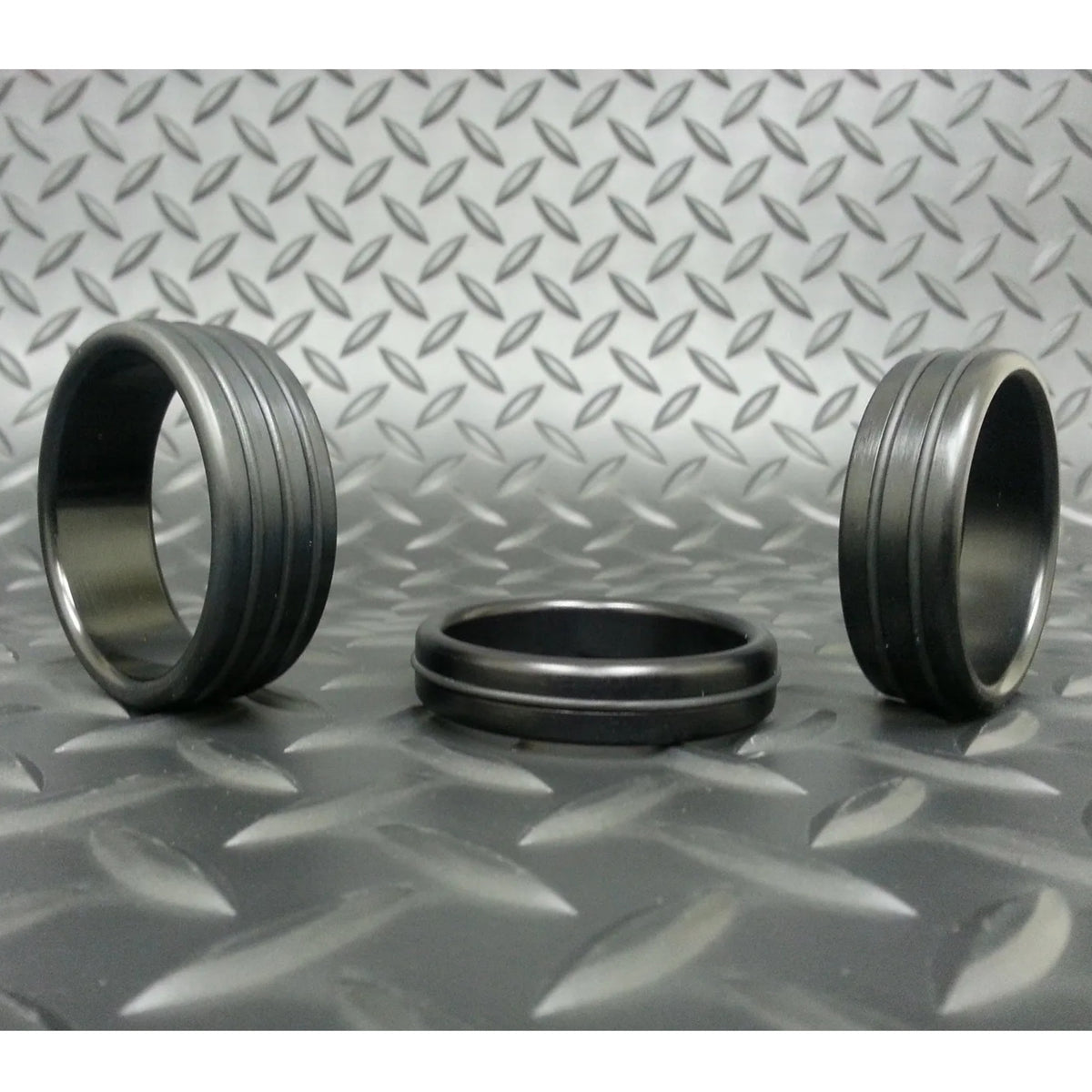 Stealth Black Style Glans Ring in Anodized Aluminum
