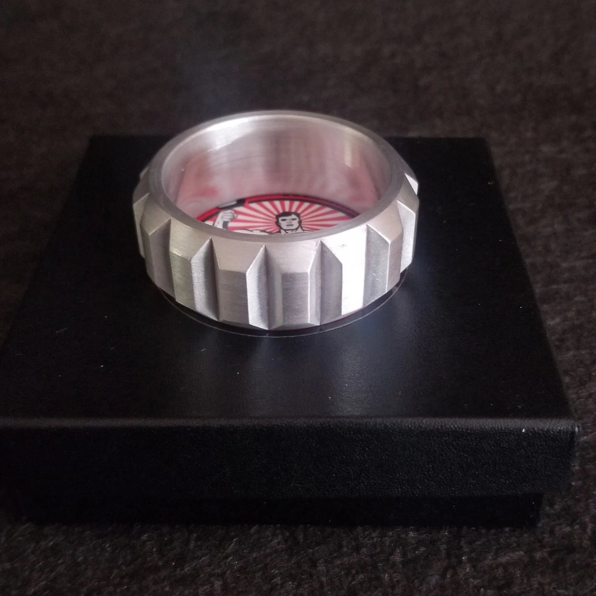 Sprocket Style Cockring in Aluminum