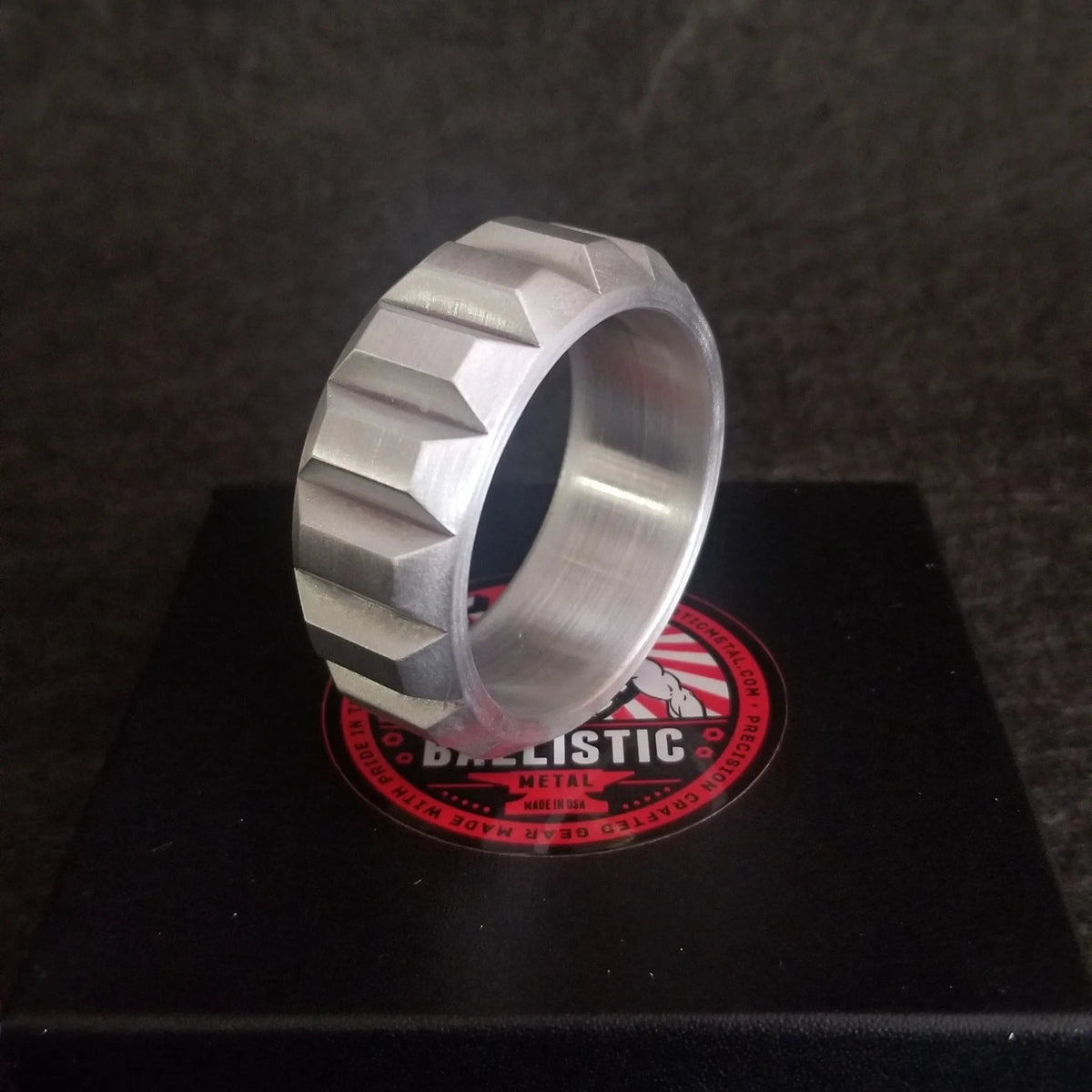 Sprocket Style Cockring in Aluminum