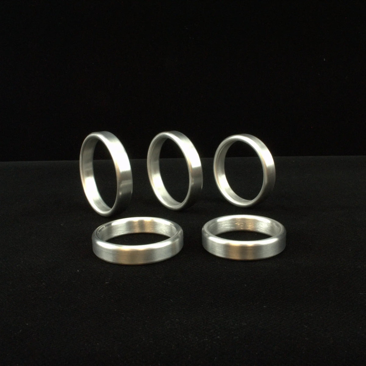 Narrow & Wide Cockring in Aluminum