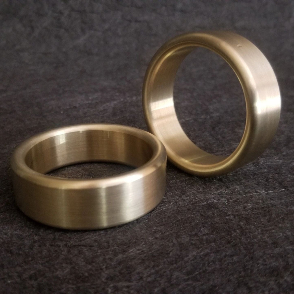 Narrow & Wide Glans Ring in Brass