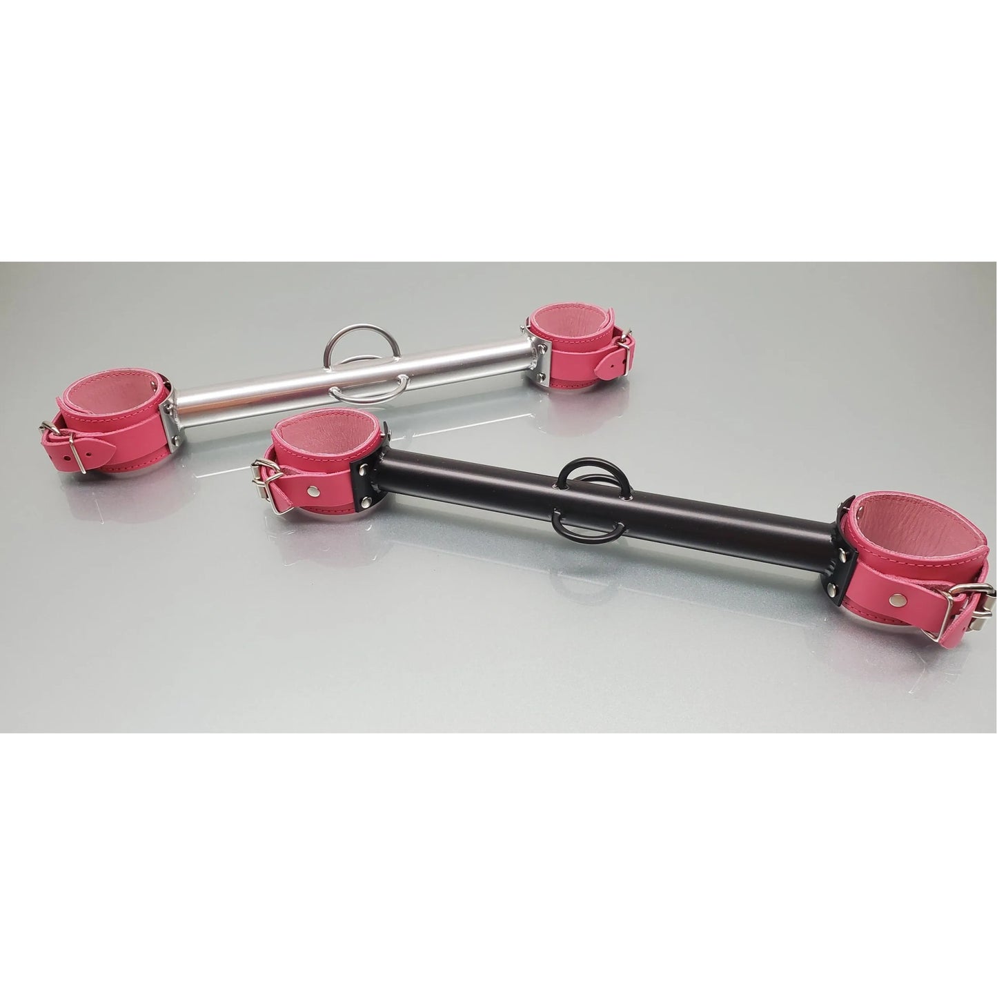 Big Barrel Bondage Spreader Bar w/ Restraint Cuffs