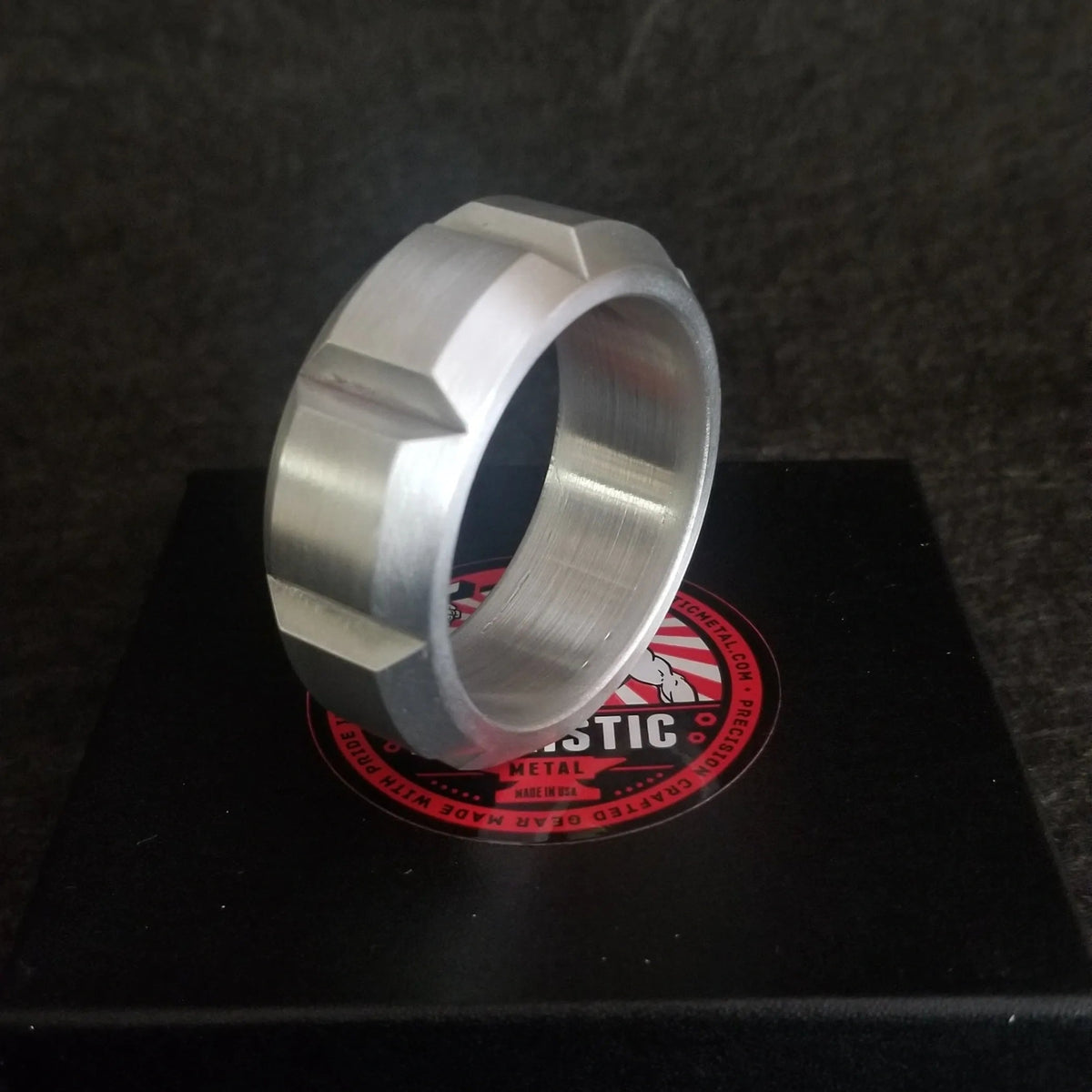 Link Style Cockring in Aluminum