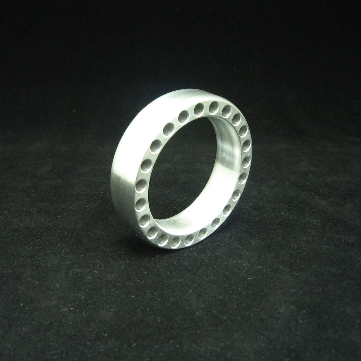 Hellfire Style Cockring in Aluminum