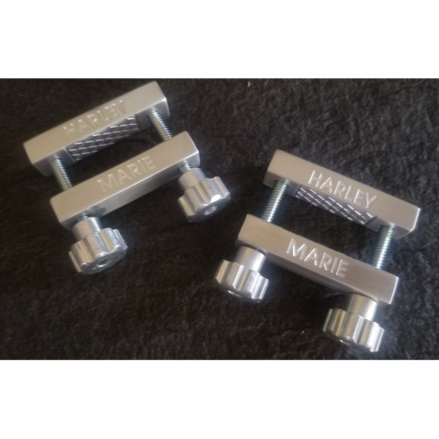 Custom Engraved Extreme Nipple Clamps in Aluminum