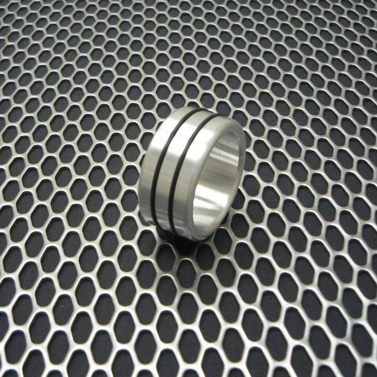 Double Accent Band Style Glans Ring in Stainless Steel SS