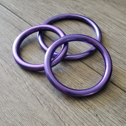 Round Style Cockring in Anodized Aluminum