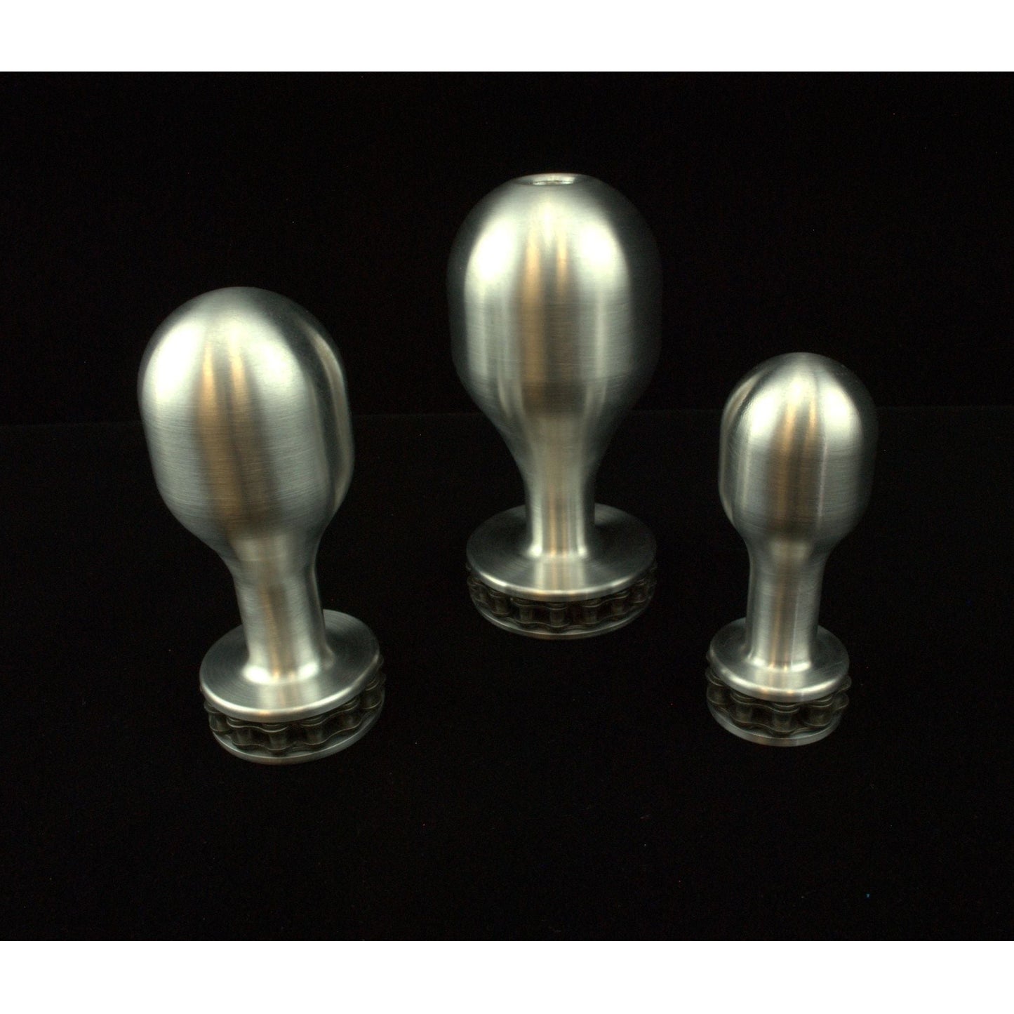 Biker Chain Style Anal Plug in Aluminum