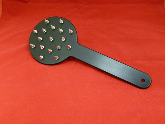 Porcupine Spiked Aluminum Spanking Paddle with Spikes