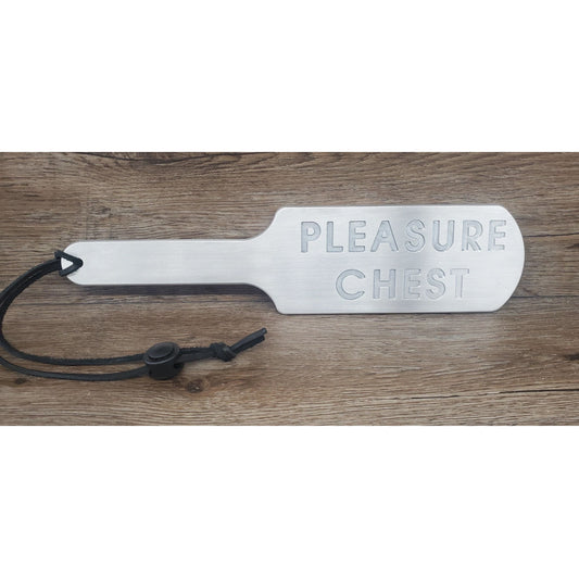 Custom Engraved Personalized BDSM Spanking Paddle in Aluminum