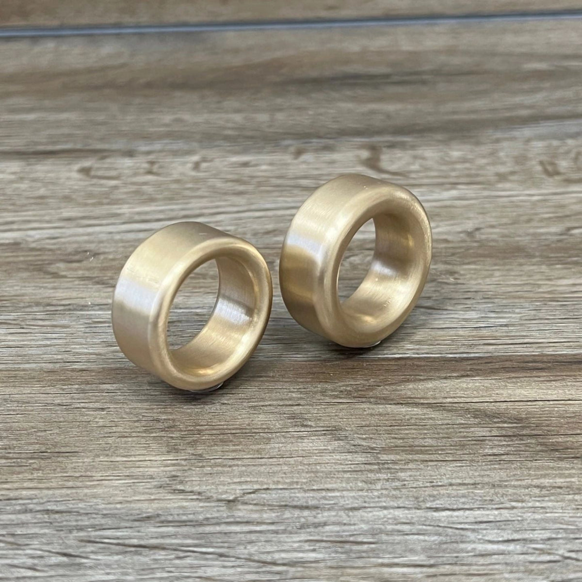 Aurelius Thick & Heavy Style Glans Ring & Cockring in Brass
