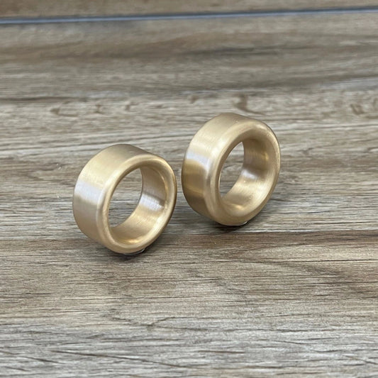 Aurelius Thick & Heavy Style Glans Ring & Cockring in Brass