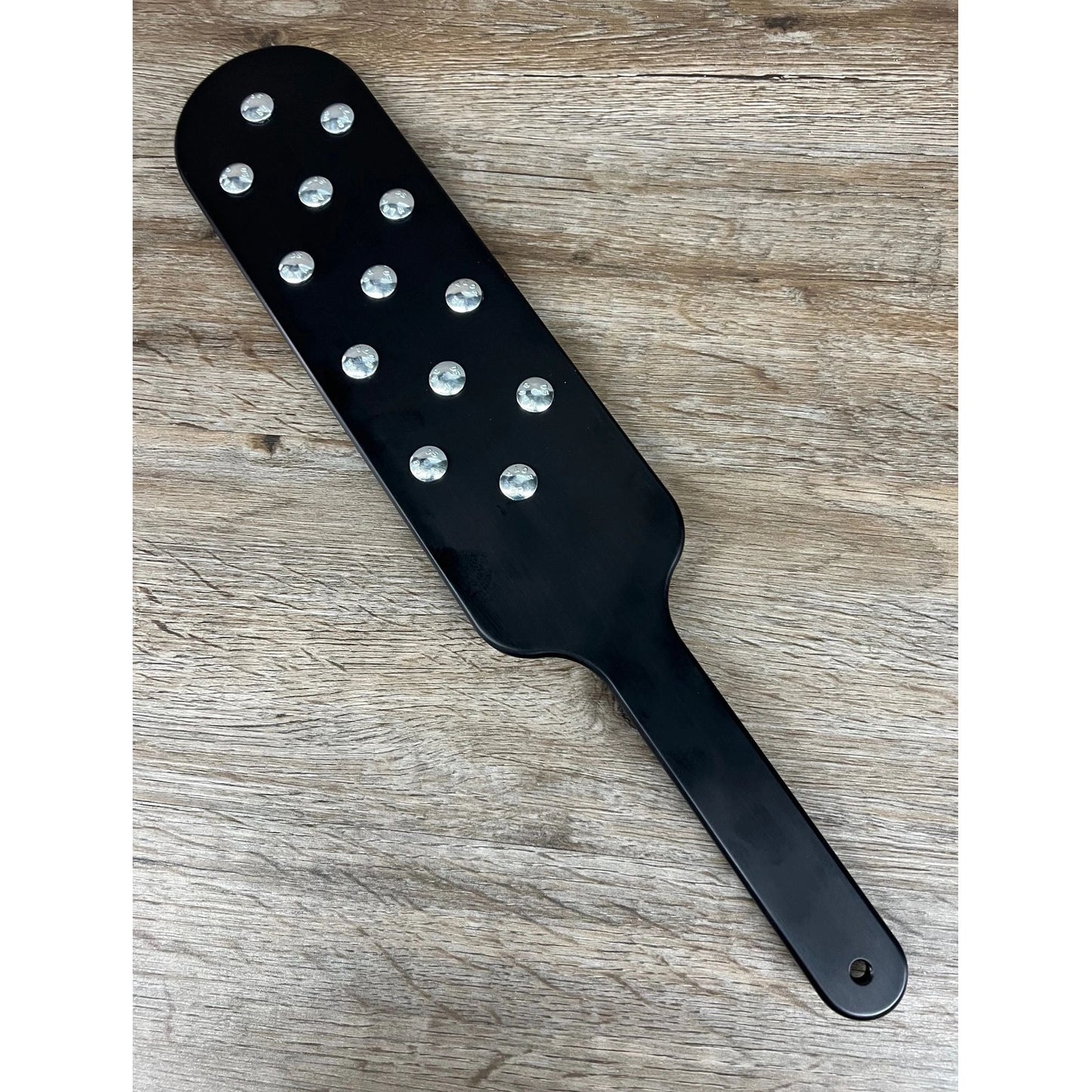 Black Beauty Spanking Paddle in Anodized Aluminum