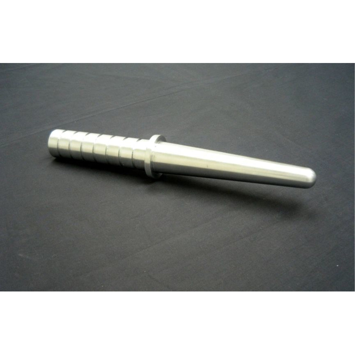 Tapered Anal Rod Dildo Stick in Aluminum