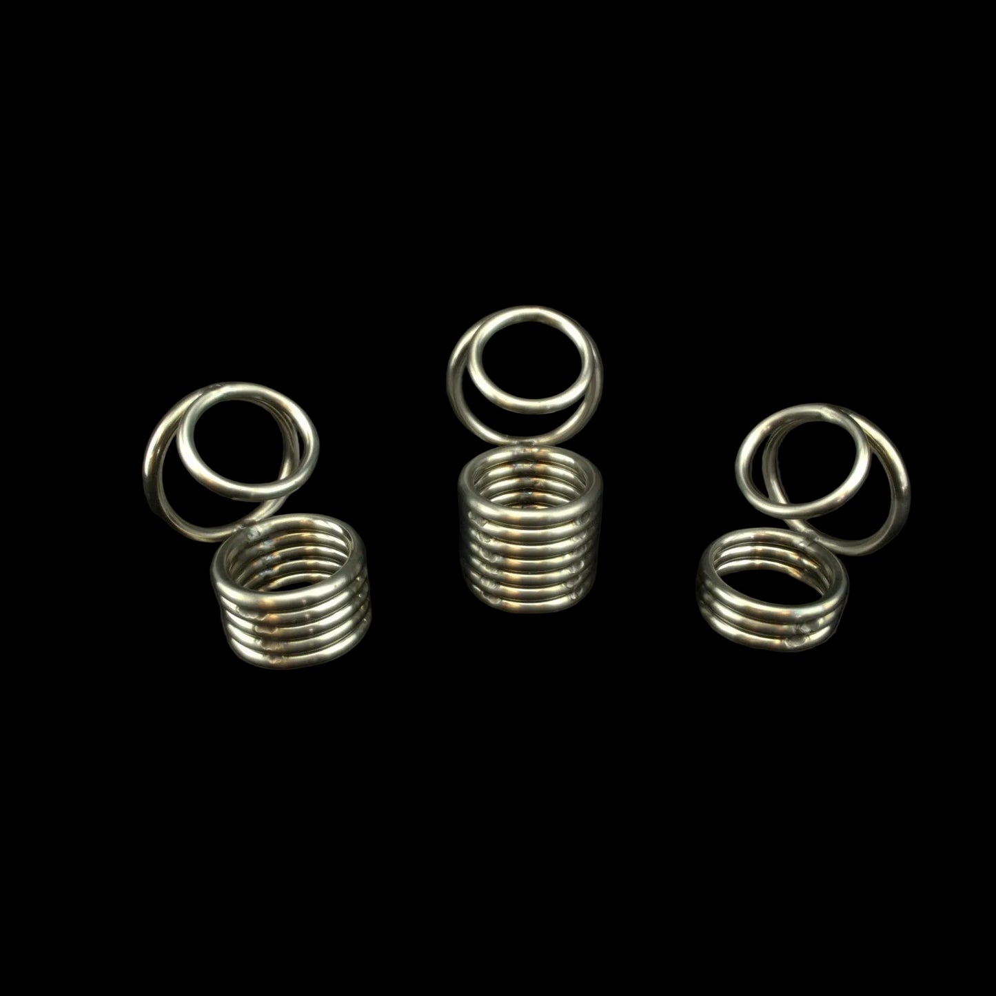 Custom Sized King Cobra Cock Cage Cockring Ball Stretcher Stainless Steel SS
